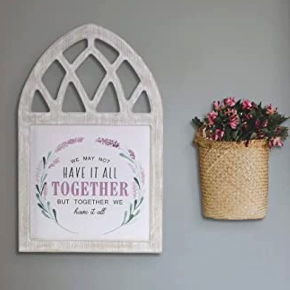 Soffee Design Lavender Wall Art Fake Window Frame Decoration 14"x22" NEW (H007) - Picture 1 of 7